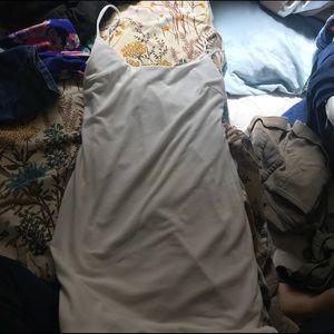 Forever 21 white bodycon short dress